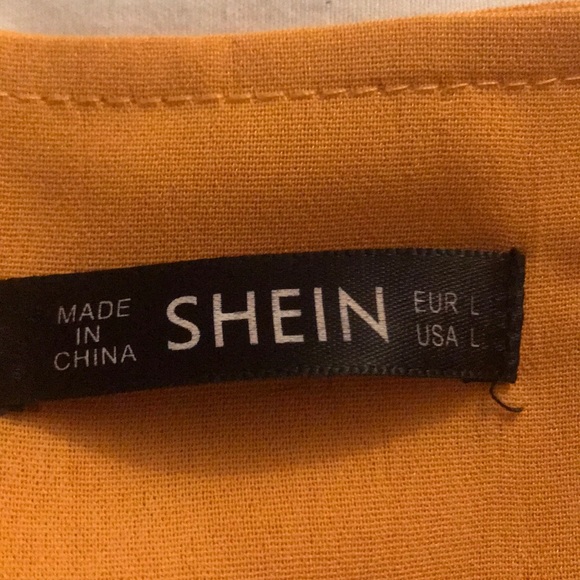 NWOT yellow SHEIN Dress - Picture 3 of 4